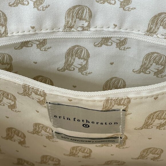 Erin Fetherston X Target Ivory Heart Tote Bag Purse Target 20th Anniversary - Picture 6 of 14